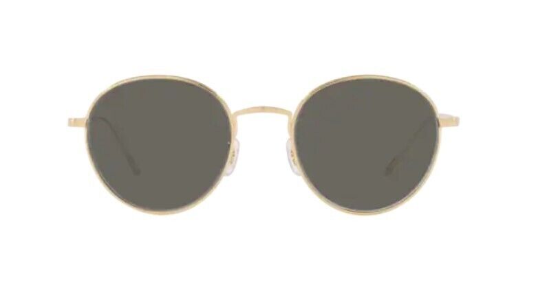 Oliver Peoples 0OV1306ST Altair 5311R5 Brushed Gold/Carbon Grey Round Sunglasses