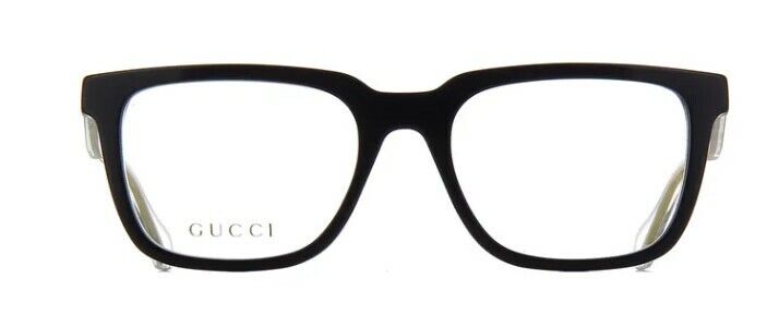 Gucci GG 0560ON-005 Black/Black Square Unisex Eyeglasses