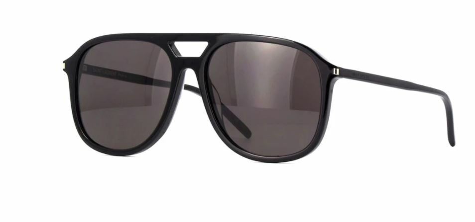 Saint Laurent SL 476 001 Black/Black Square Man Sunglasses