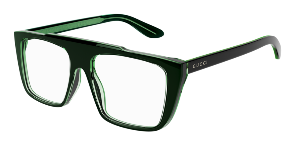 Gucci GG1040O 003 Black Square Men Eyeglasses