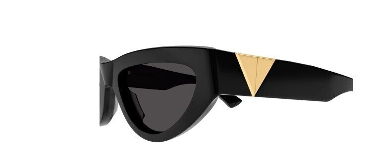 Bottega Veneta BV1176S 001 Black/Grey Cat Eye Women's Sunglasses