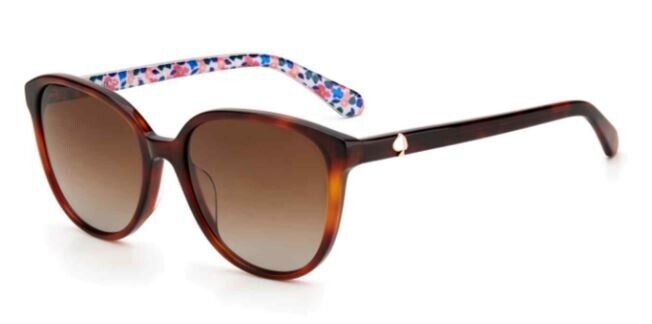 Kate Spade Vienne/G/S 0086/LA Havana/Brown Polarized Gradient Women's Sunglasses