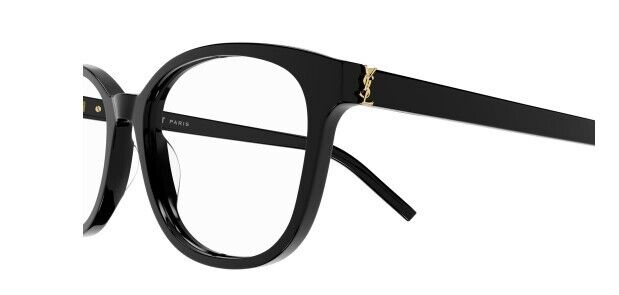 Saint Laurent SL M 113 001 Black Round Women's Eyeglasses