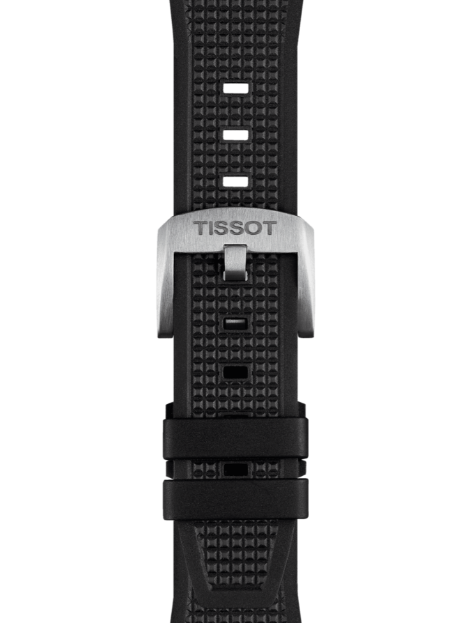 Tissot PRX Powermatic 80 Black Dial Rubber Strap 40mm Men's Watch T1374071705100