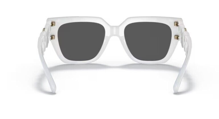 Versace 0VE4409 314/87 White/ Dark Grey Square Women's Sunglasses