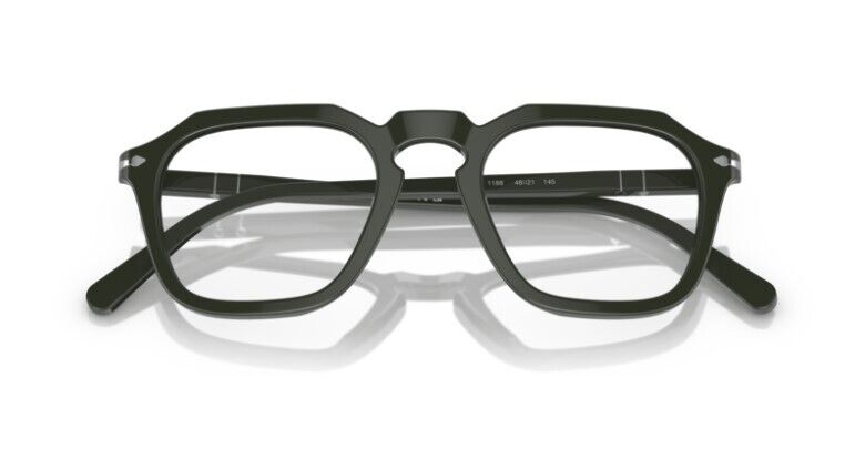 Persol 0PO3292V 1188 Matte dark green Square Unisex Eyeglasses