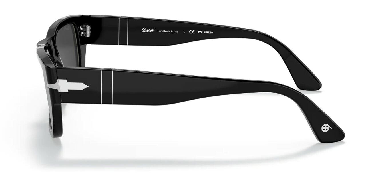 Persol 0PO 3268S 95/48 Black Polarized Unisex Sunglasses