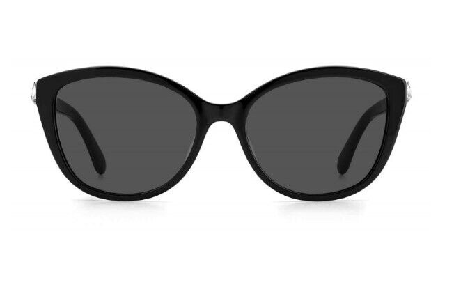 Kate Spade Hensley/G/S 0807/IR Black/Grey Cat-Eye Women's Sunglasses