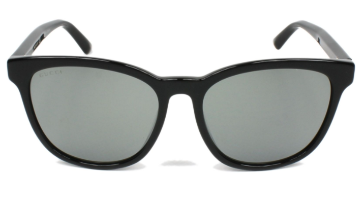 GUCCI GG0232SK 002 Black Grey/Square Women's Sunglasses