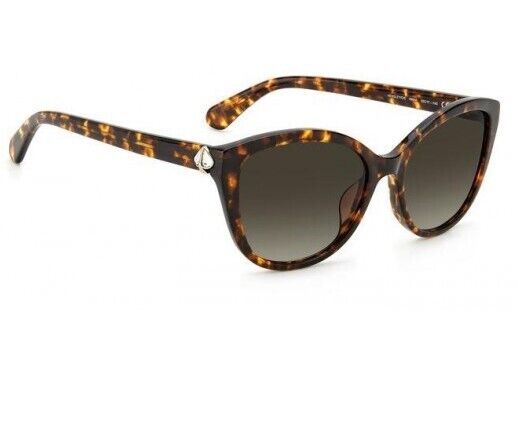 Kate Spade Hensley/G/S 0086/HA Havana/Brown Gradient Cat-Eye Women's Sunglasses