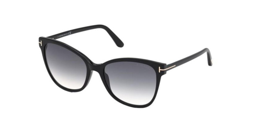 Tom Ford FT 0844 Ani 01B Black/Gray Gradient Women's Sunglasses
