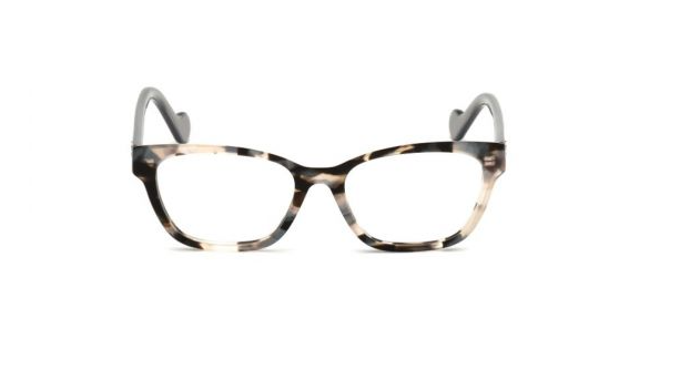 Moncler ML 5069 074 Pearly Pink Havana/Metallic Silver Eyeglasses