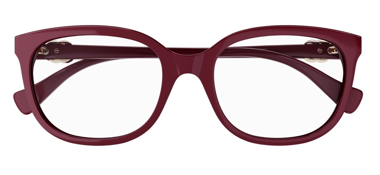 Gucci GG1075O 006 Burgundy Soft Square Women's Eyeglasses