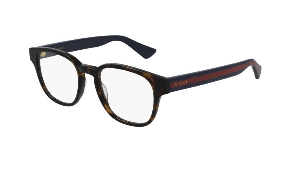 Gucci GG0927O 002 Havana-Blue Soft Square Men's Eyeglasses