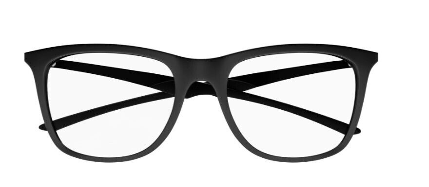 Puma PU0356O 001 Black-Black Rectangular Full-Rim Unisex  Eyeglasses