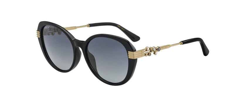 Jimmy Choo ORLY/F/S 807/9O Black/Gray Mirrored Women's Sunglasses