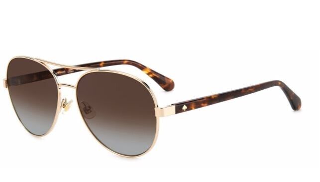 Kate Spade Averie/s 006J/LA Gold-Havana/Brown Polarized Women's Sunglasses