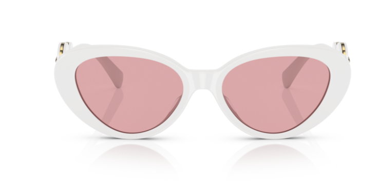 Versace 0VE4433U 314/84 White/Light violet Cat Eye Women's Sunglasses