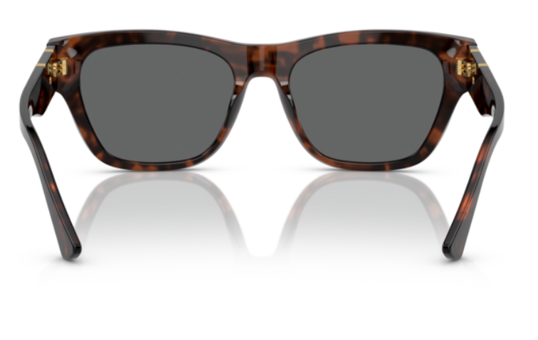 Versace 0VE4457F 542987 Havana/Dark grey Square Men's Sunglasses