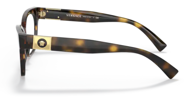 Versace 0VE3294 108 Havana Soft Square Women's Eyeglasses