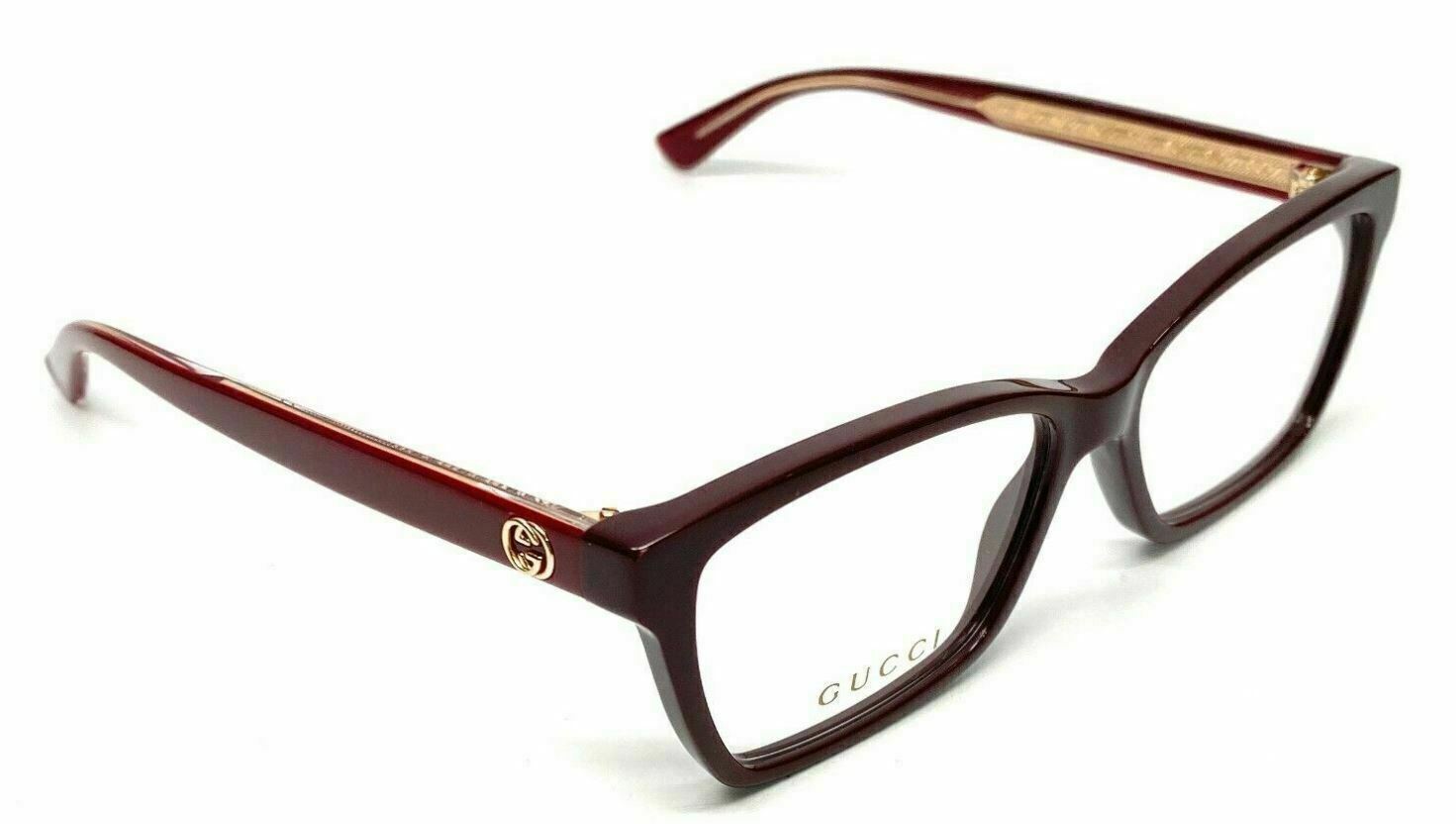 Gucci GG 0312 O 003 Burgundy Eyeglasses