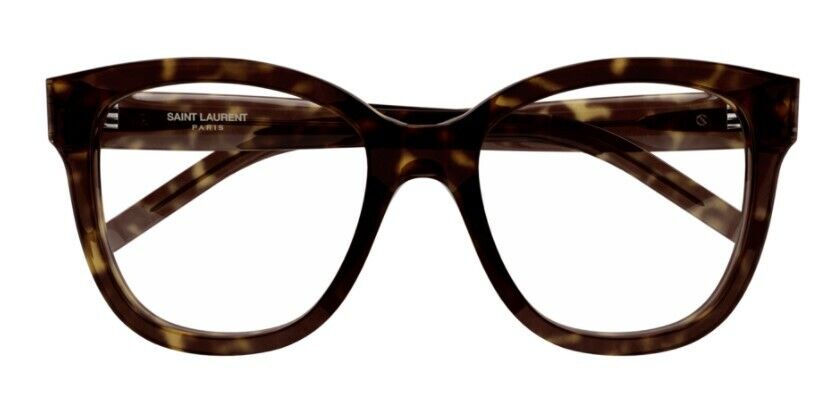 Saint Laurent SL M97-004 Havana Oversized Square Women Eyeglasses