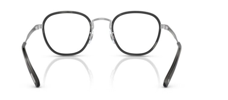 Oliver Peoples 0OV1316T Lilleto 5241 Silver/Charcoal 48mm Round Men's Eyeglasses