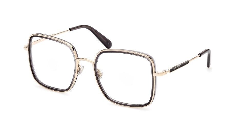 Moncler ML5154 001 Shiny Black Square Full rim Women's Eyeglasses