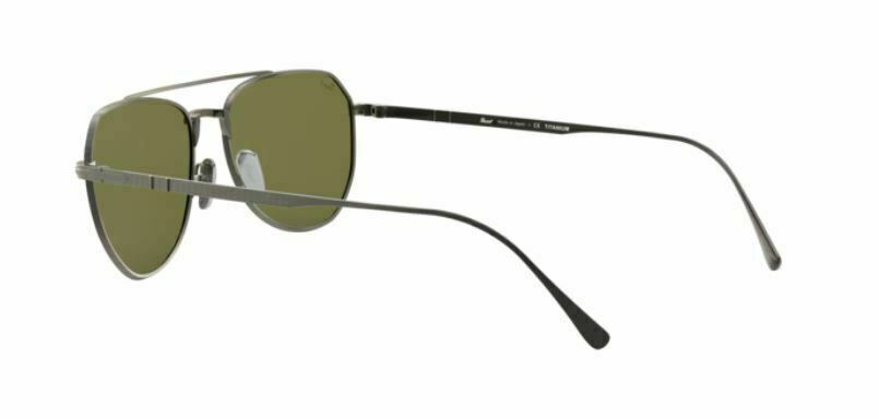 Persol 0PO5003ST 80014E Pewter/Green Sunglasses