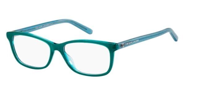 Marc-Jacobs MARC-558 0DCF/00 Green Azure Rectangle Women's Eyeglasses