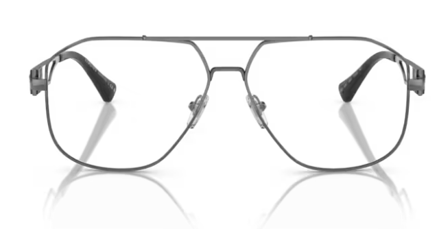 Versace 0VE1287 1001 - Grey  Rectangular  Men's 59 mm Eyeglasses