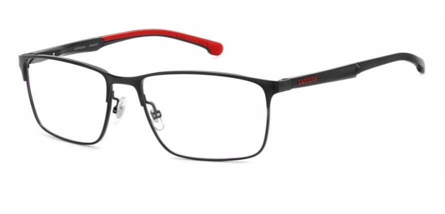 Carrera Carduc 014 0OIT Black/Red Rectangle Men's Eyeglasses
