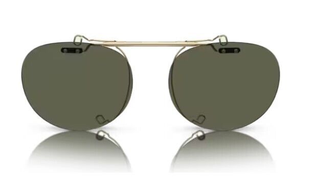 Oliver Peoples0OV5004C Riley r flip 53119A Brushed Gold/Green 47mm Men's Clip On