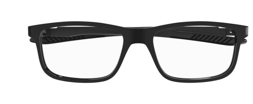 Puma PU0362O 001 Black-Black Rectangular Full-Rim Unisex Eyeglasses
