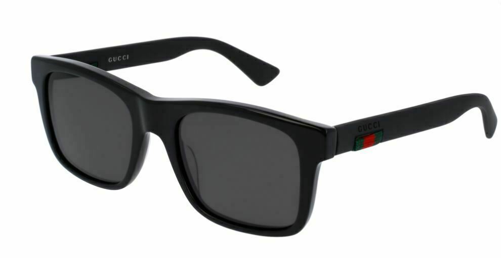Gucci GG 0008 S 002 Black Polarized Sunglasses