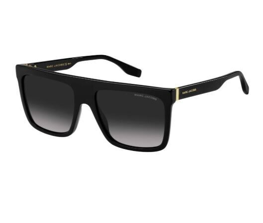 Marc Jacobs MARC-639/S 0807/9O Black/Grey Gradient Rectangle Men's Sunglasses