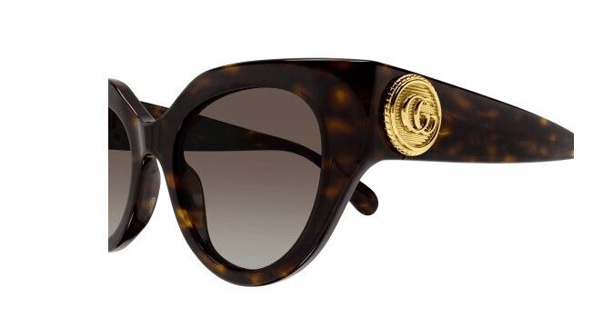 Gucci GG 1408S 003 Havana/Brown Cat Eye Women's Sunglasses