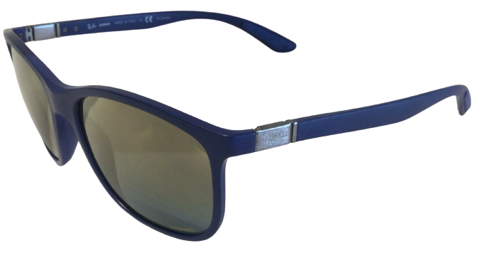 Ray Ban 0RB4330CH Chromance Polarized 6015J0 Sand Blue Sunglasses
