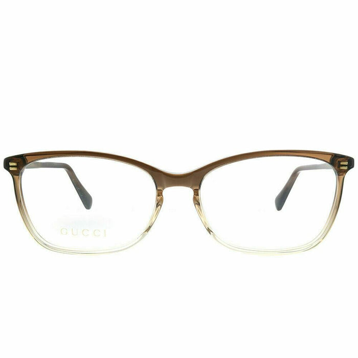 Gucci GG 0548O 007 Brown/Crystal Eyeglasses
