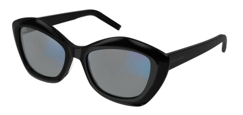 Saint Laurent SL 68-006 Black/Gray Cat-Eye Women Sunglasses