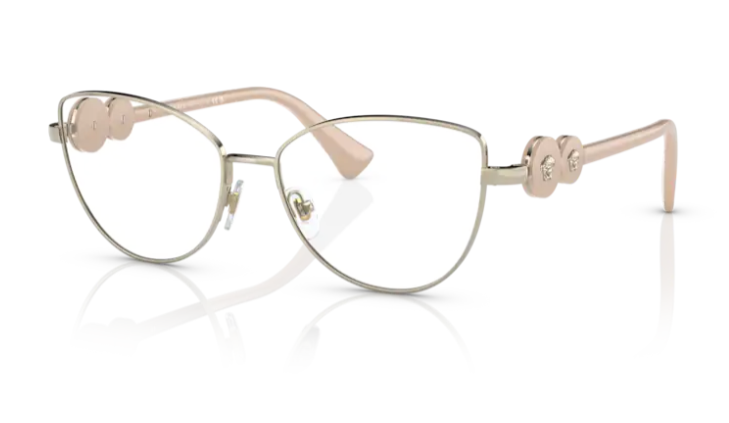 Versace 0VE1284 1490 Light gold Cat Eye Women's Eyeglasses