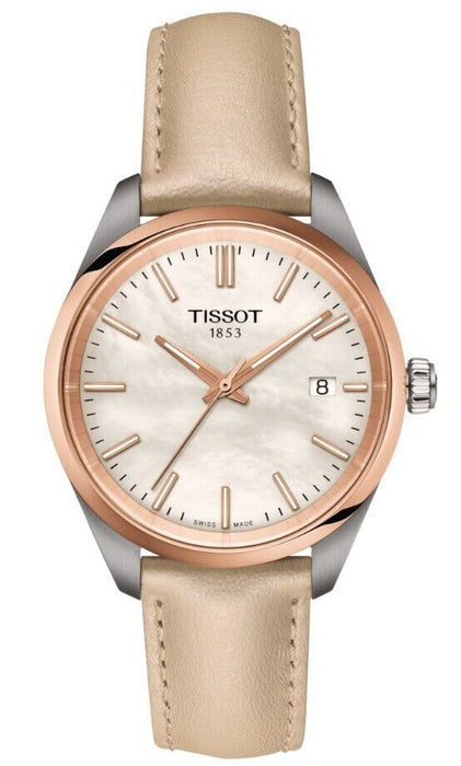 Tissot Quartz PR 100 White Mother of Pearl Dial Women's Watch T1502102611100