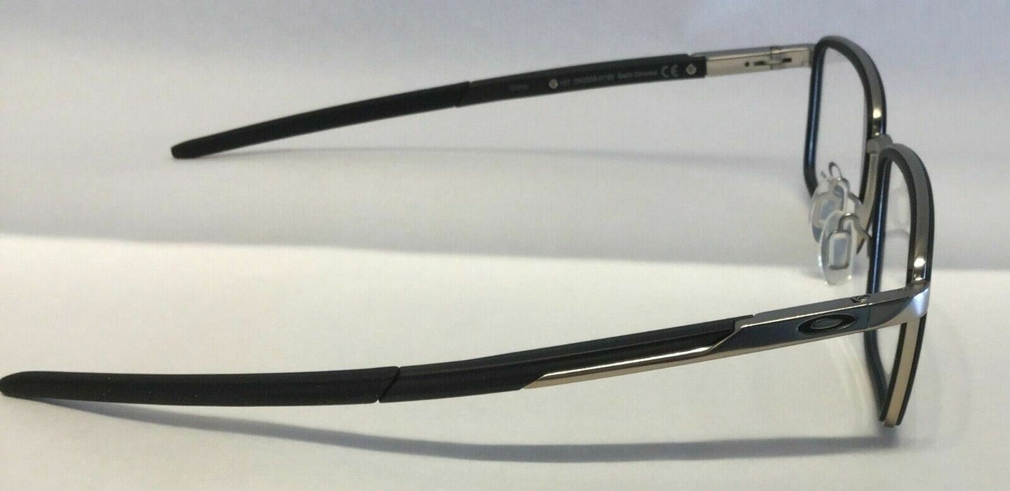 Oakley 0OX 3235 SPINDLE 323501 SATINCHROME/SATIN BLACK Eyeglasses - WINTER  SALE — The luxury direct