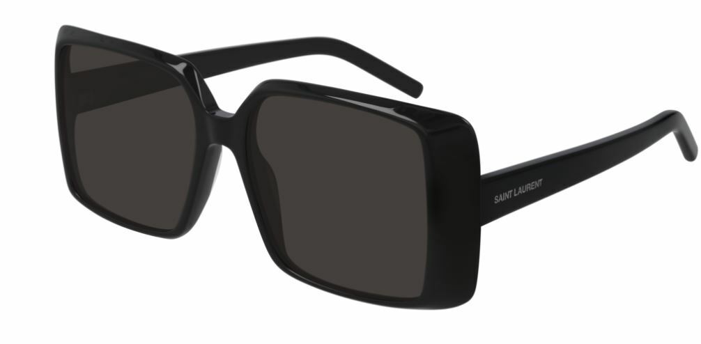 Saint Laurent SL 451 001 Black Oversized Women's Sunglasses