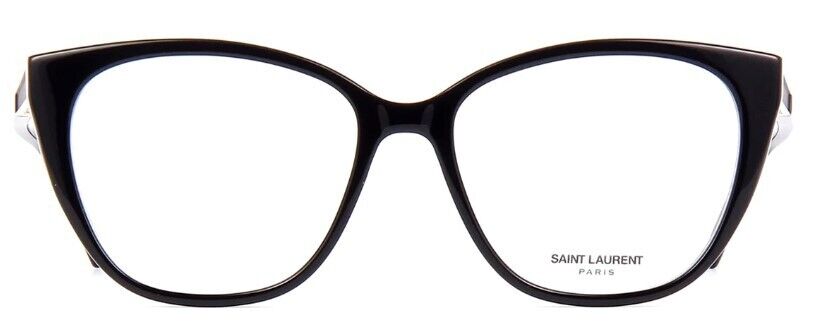 Saint Laurent SL M 72 002 Black-Gold Cat-Eye Women's Eyeglasses