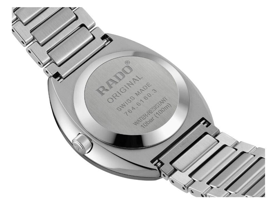 Rado DiaStar Original Ceramos/Stainless Steel Grey Dial Unisex Watch R12160103