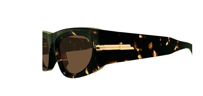Bottega Veneta BV1144S 002 Havana/Brown Cat Eye Women's Sunglasses