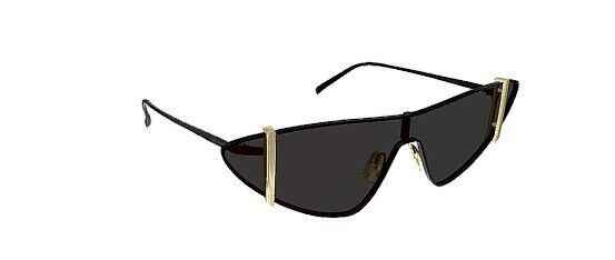 Saint Laurent SL 536 001 Black/Black Mask Women's Sunglasses