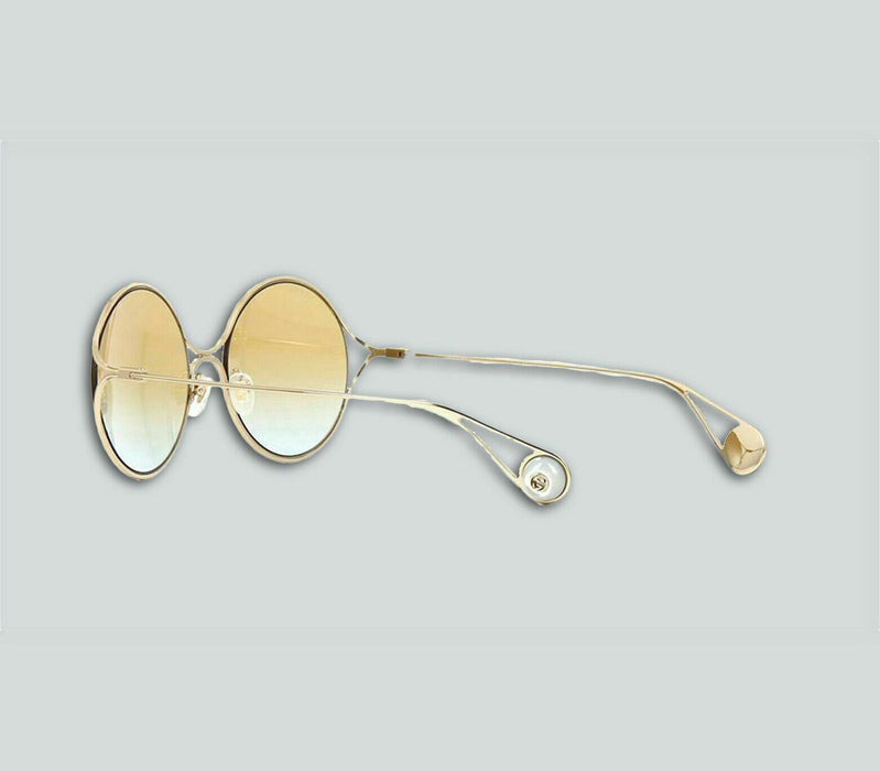 Gucci GG 0253S 005 Gold/Gold Blue Gradient Sunglasses