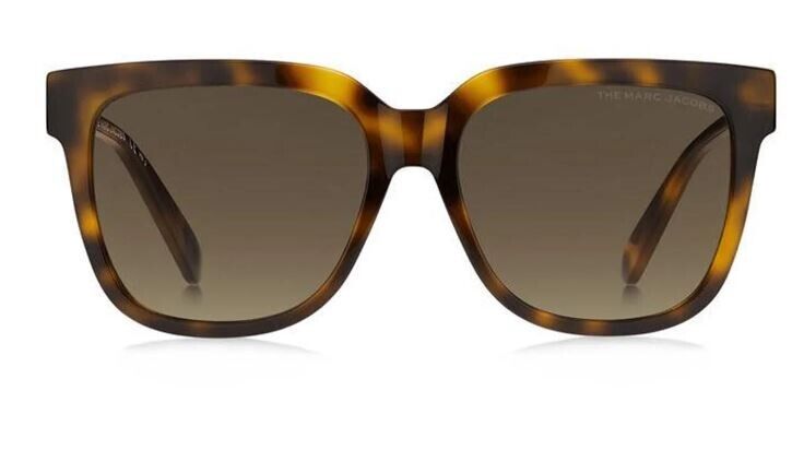 Marc Jacobs MARC-580/S 005L/HA Havana/Brown Gradient Square Women's Sunglasses